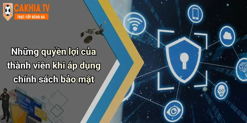 Những quyền lợi của thành viên khi áp dụng chính sách bảo mật
