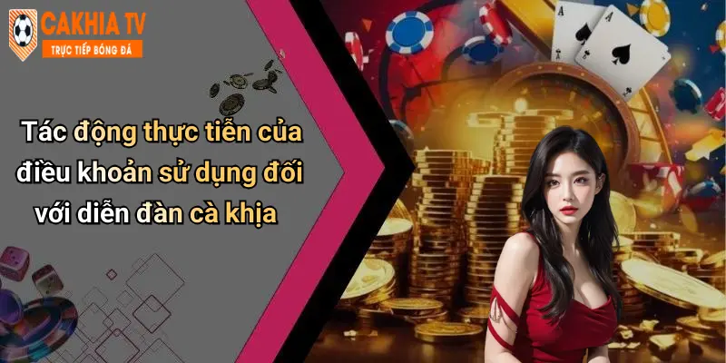 Tác động thực tiễn của điều khoản sử dụng đối với diễn đàn cà khịa