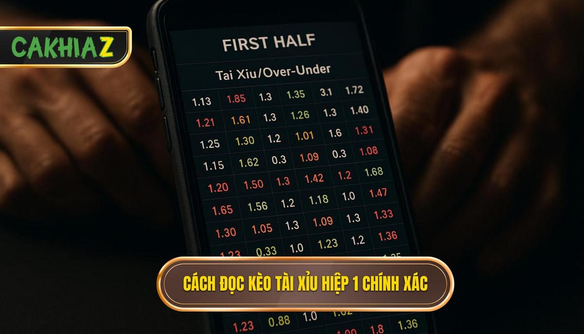 Bản Chất Và Cách Đọc Kèo Tài Xỉu 2.75 Hiệp 1 Chính Xác