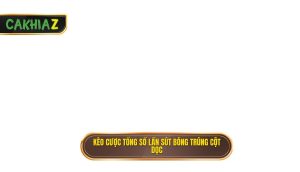 Kèo Cược Tổng Số Lần Sút Bóng Trúng Cột Dọc