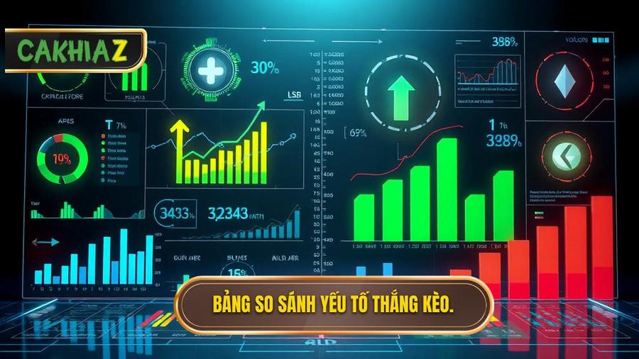Bảng so sánh các yếu tố ảnh hưởng đến khả năng thắng kèo