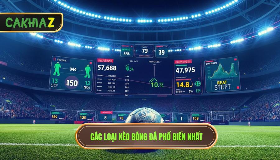 2. Các Loại Kèo Bóng đá Phổ Biến Nhất