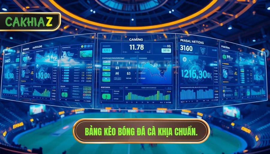 Bảng Kèo Bóng đá CÀ KhỊa Chuẩn.