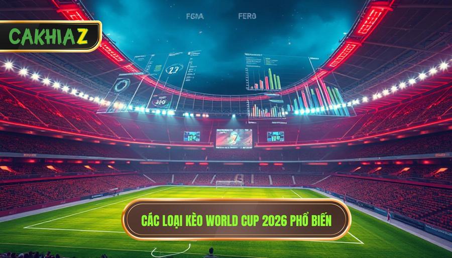 Các loại kèo World Cup 2026 phổ biến nhất