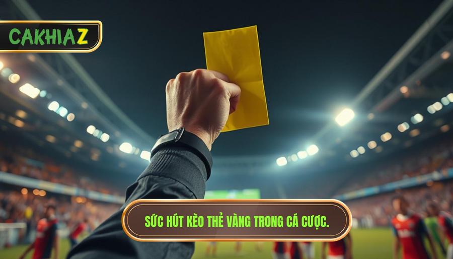 Tại sao kèo đội có nhiều thẻ vàng nhất lại hấp dẫn dân chơi cá cược?
