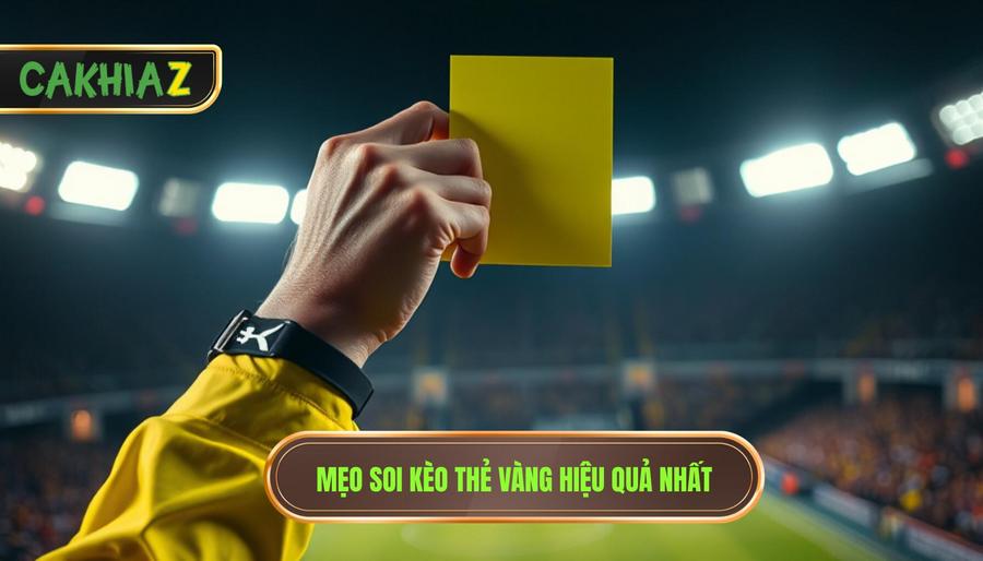 Bí quyết soi kèo đội có nhiều thẻ vàng nhất từ các chuyên gia